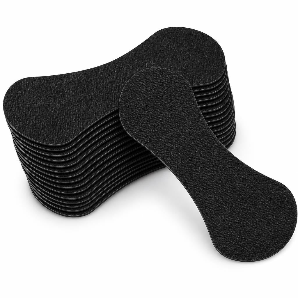 Tiras nasales para dormir de tejido negro transpirable